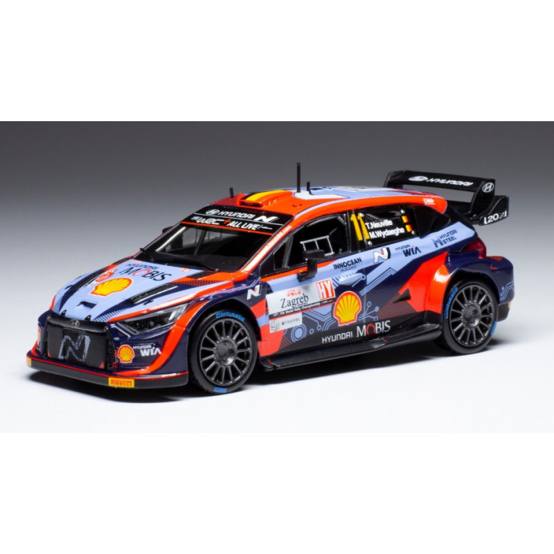 1:43 Ixo Model Hyundai i20 N RALLY1 N11 Rally Croatia 2021 Neuville wydaeghe