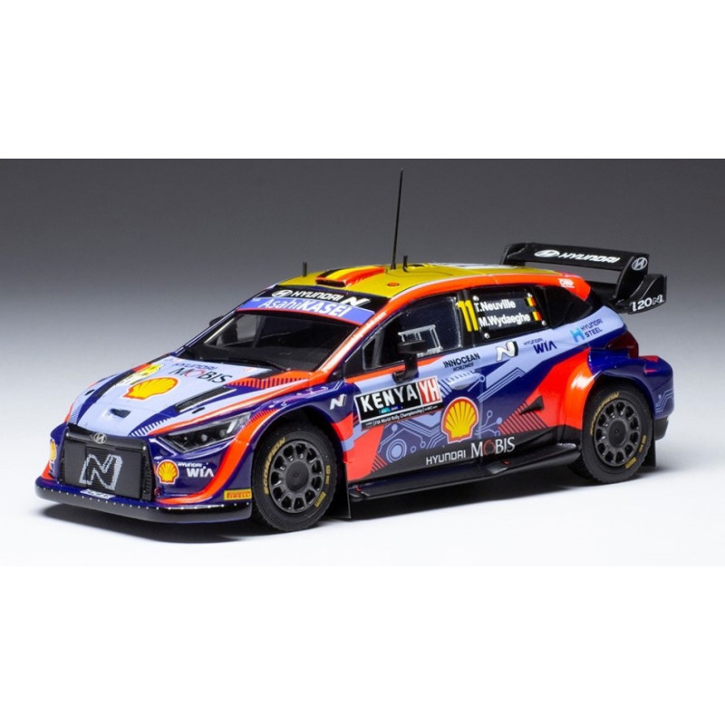 1:43 Ixo Model Hyundai i20 N11 Safari Rally 2022 Neuville/wydaeghe