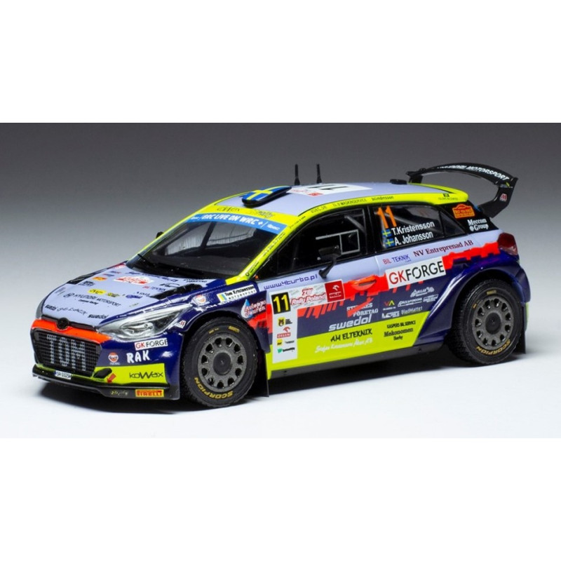 1:43 Ixo Model Hyundai i20 R5 N11 Rally Polen 2022 KRISTENSSON/JOHANSSON