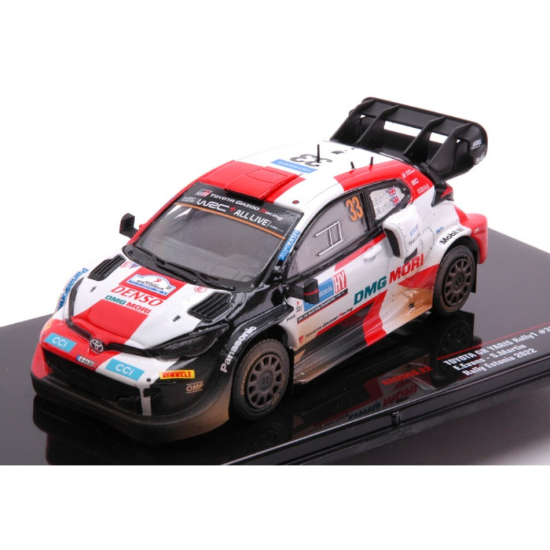 1:43 Ixo Model Toyota GR Yaris WRC N33 Rally Eastland 2022 Evans martin