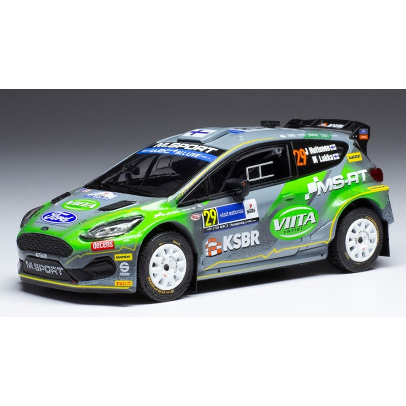 1:43 Ixo Model Ford Fiesta R5 RALLY2 N29 Rally Eastland 2022 Huttunen/lukka