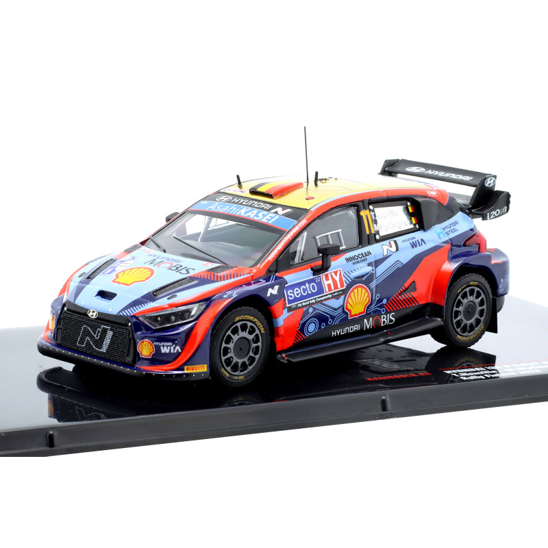 1:43 Ixo Model Hyundai i20 N11 Finland Rally 2022 Neuville/wydaeghe