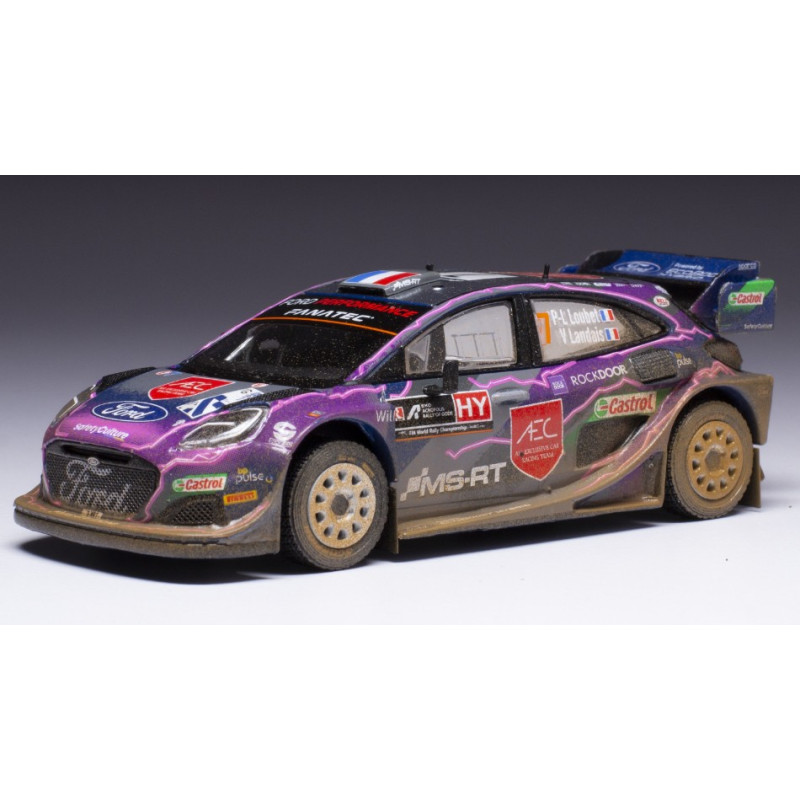 1:43 Ixo Model Ford Puma WRC N7 Rally Acropolis 2022 Loubet/landais