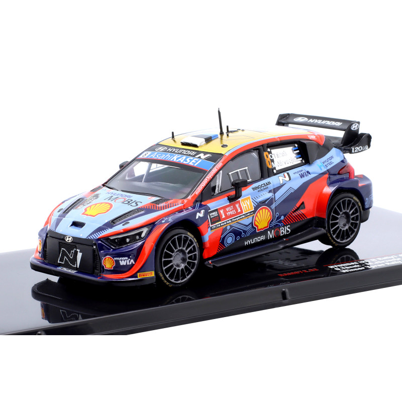 1:43 Ixo Model Hyundai i20 N WRC N8 Ypern Rally 2022 Tanak/jarveoja