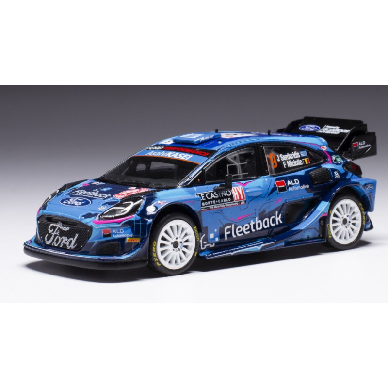 1:43 Ixo Model Ford Puma RALLY1 N9 WRC Rally Monte Carlo 2023 Serderidis/miclotte