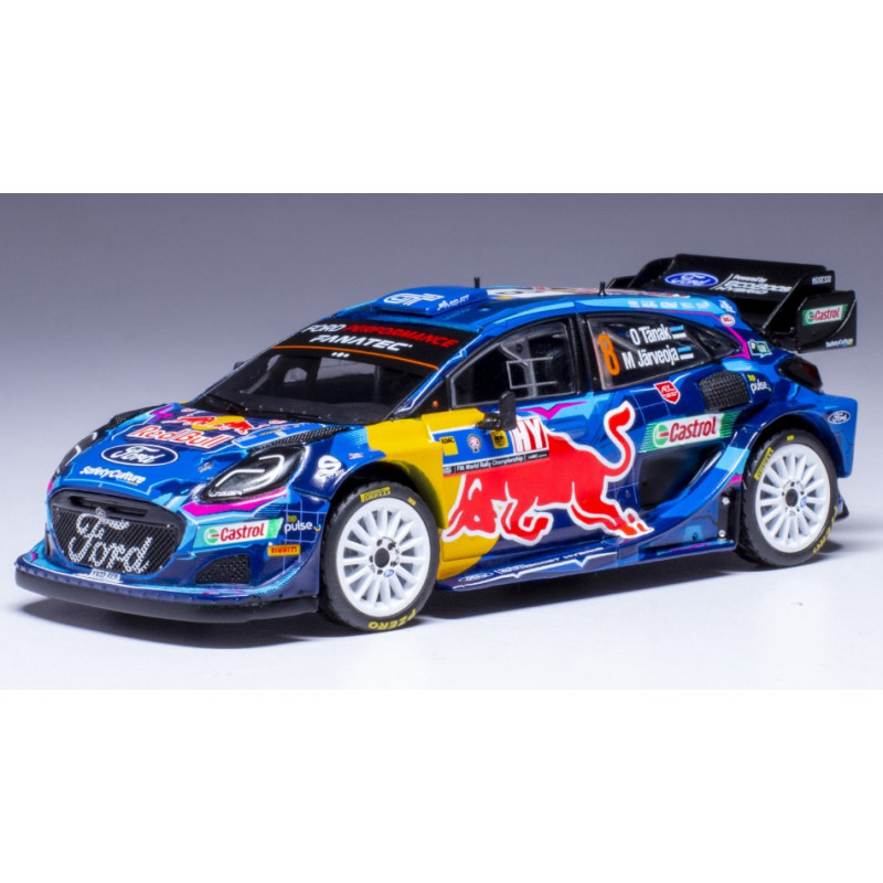 1:43 Ixo Model Ford Puma WRC N8 Chile Rally 2023 Tanak jarveoja