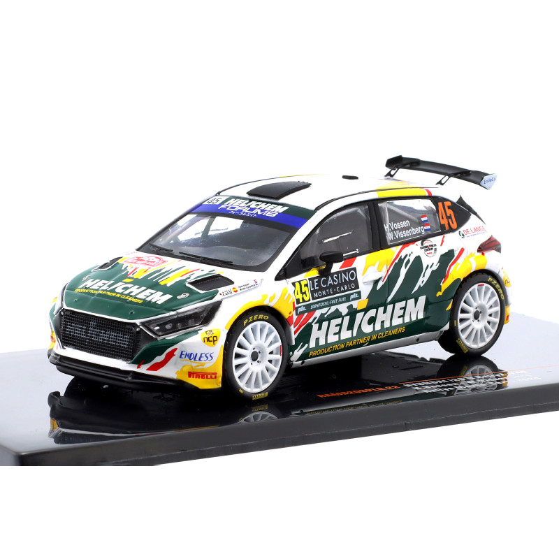 1:43 Ixo Model Hyundai i20 Rally 2 N45 Rally Monte Carlo 2024 VOSSEN VISSENBERG