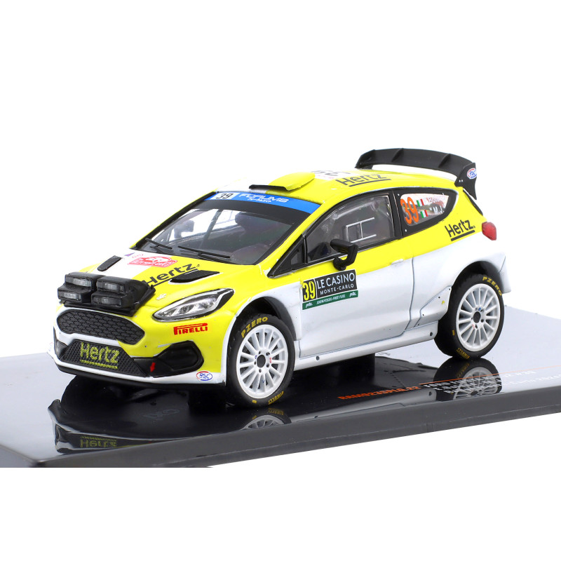 1:43 Ixo Model Ford Fiesta RALLY2 N39 Rally Monte Carlo 2024 Boland joseph