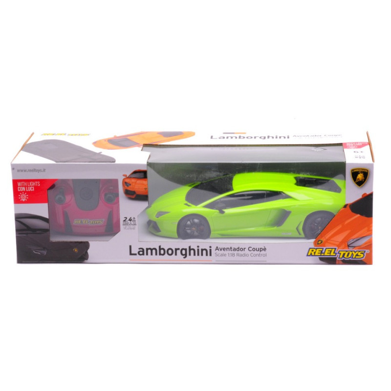 1:18 Re.el.toys Lamborghini Aventador SC Verde Chiaro Radiocomando