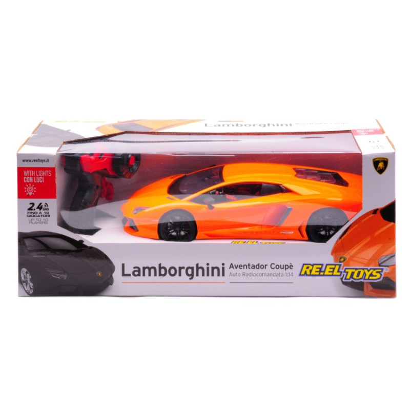 Re.el.toys Lamborghini Aventador SC Arancione Radiocomando 1:14