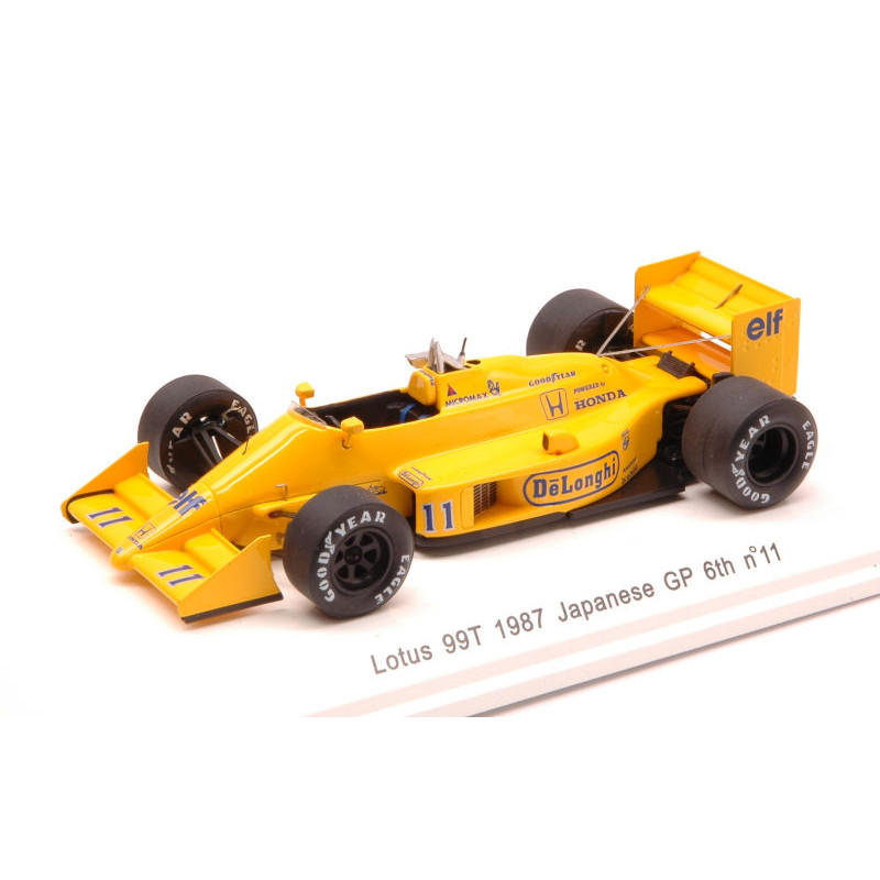 1:43 Reve Collection Lotus 99TB S.nakajima 1987 N11 6th Japan GP W/decals