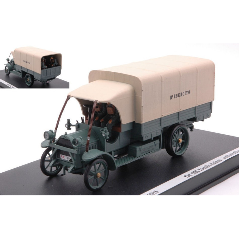 1:43 Rio Fiat 18 BL Autocarro Militare 1915 100° ANNIV.1° Guerra + 4 Figure