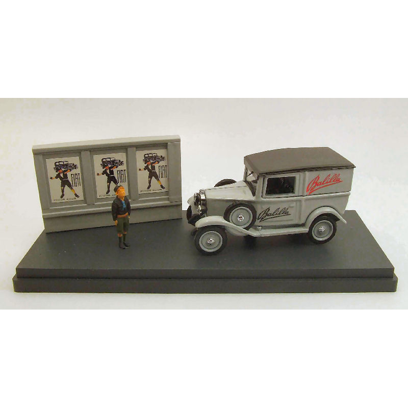 1:43 Rio Fiat Balilla Autocarro 1935 Pubblicita' Balilla W/figure