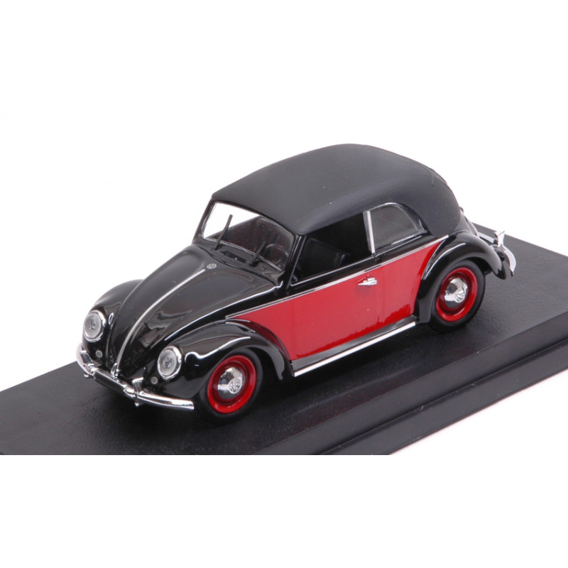 1:43 Rio VW Cabrio Karmann 1949 Nero/rosso