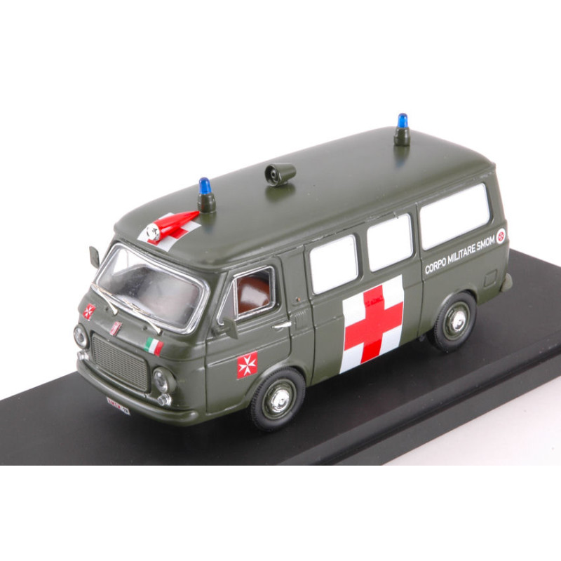 1:43 Rio Fiat 238 Ambulanza Milit. S.m.o.m. Sovrano Militare Ordine DI Malta