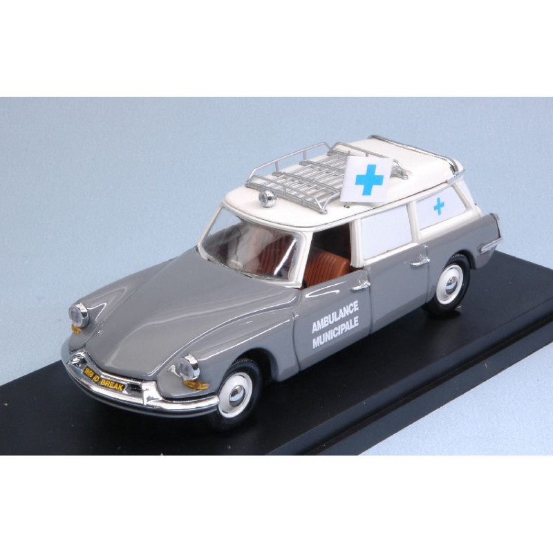 1:43 Rio Citroen DS 19 Ambulanza Municipale 1962 Grigio