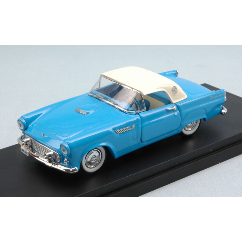 1:43 Rio Ford Thunderbird 1956 Blu Chiaro W/bianco Soft TOP