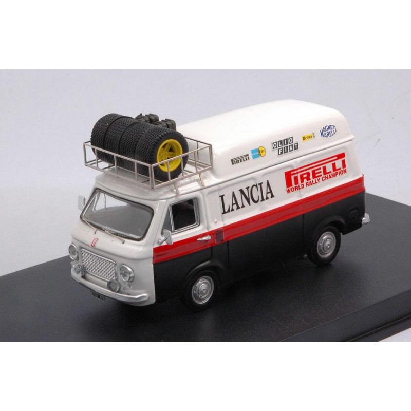 1:43 Rio Fiat 238 VAN Tetto Alto CON Portapacchi Assist.rally Lancia 1973