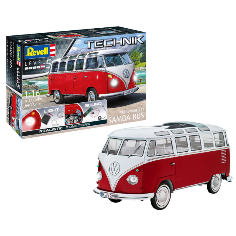 1:16 Revell VW T1 Samba BUS Technik KIT