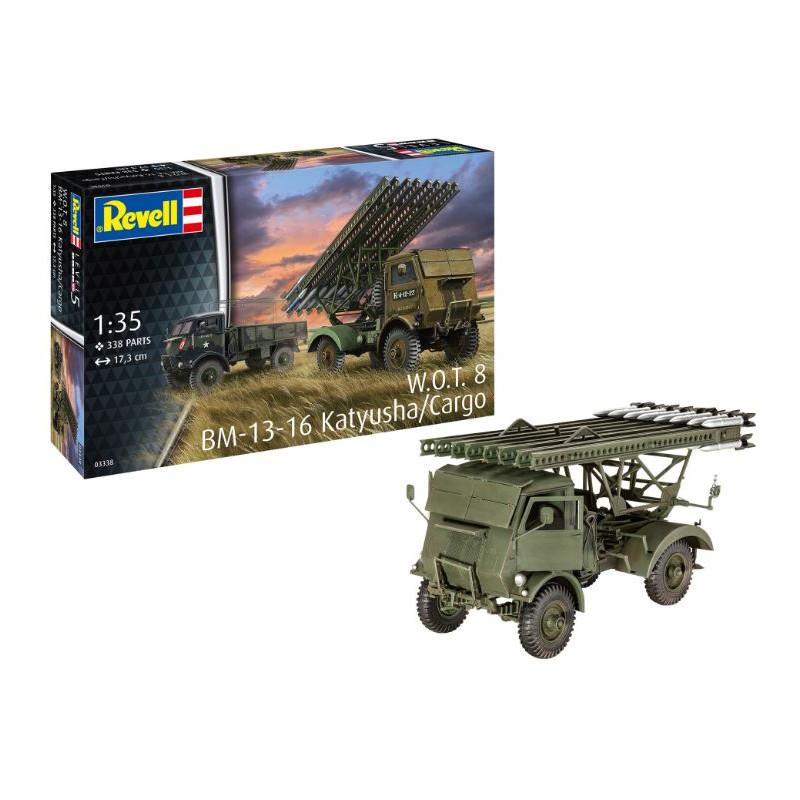 1:35 Revell W.O.T.8 BM 13 16 Katyusha/cargo KIT