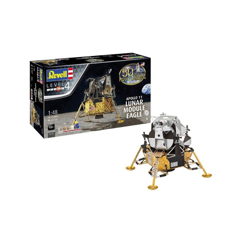 1:48 Revell Apollo 11 LEM Lunar Module Eagle (50 Years Moon Landing) KIT