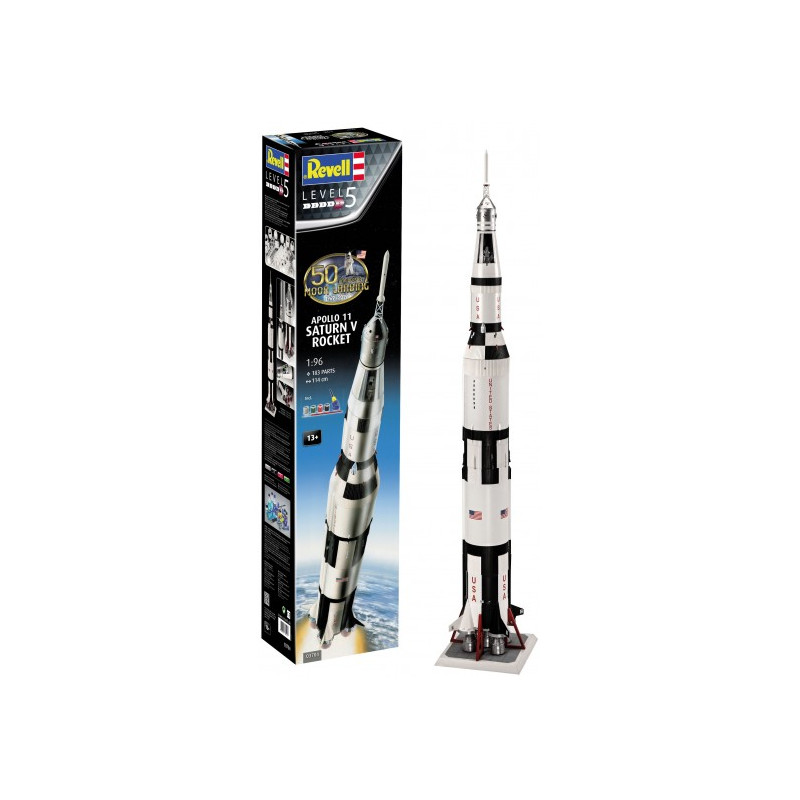 Revell Apollo 11 Saturn V Rocket (50 Years Moon Landing) KIT 1:96