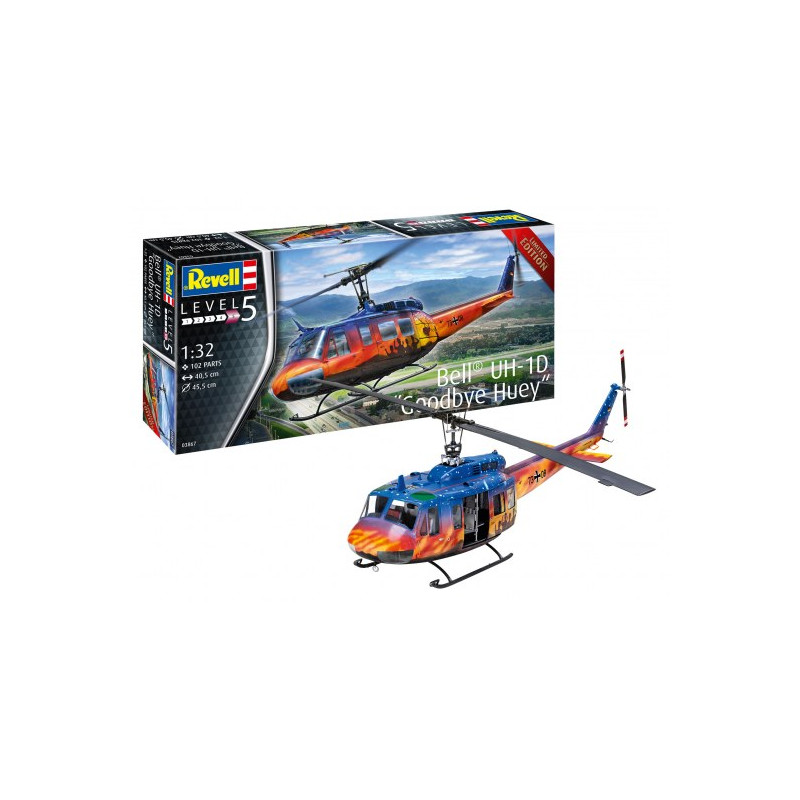 1:32 Revell Bell UH 1D Goodbye Huey KIT