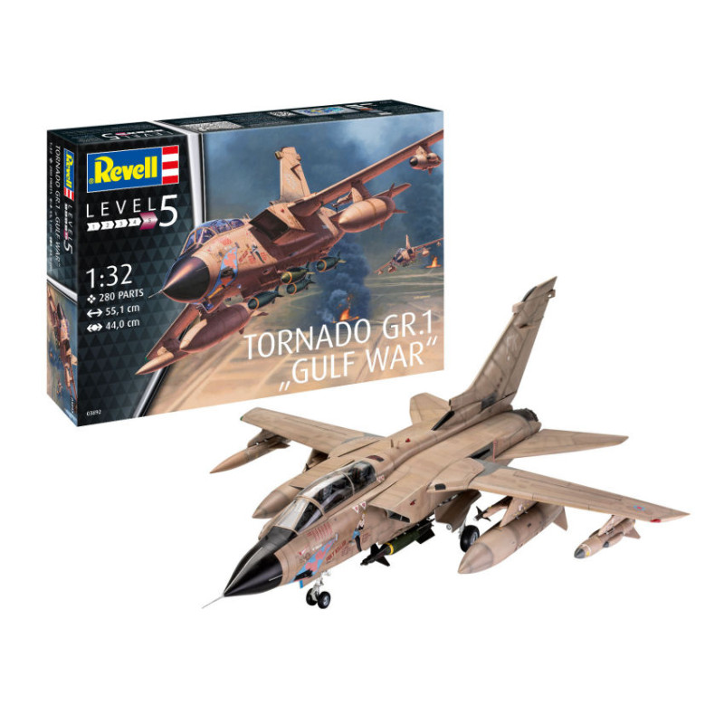 1:32 Revell Tornado GR MK.1 RAF Gulf WAR KIT