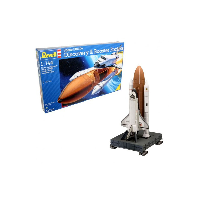 Revell Space Shuttle Discovery & Booster Rockets KIT 1:144