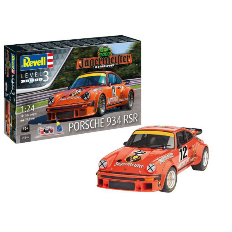 1:24 Revell Porsche 924 RSR Jagermeister Model SET KIT