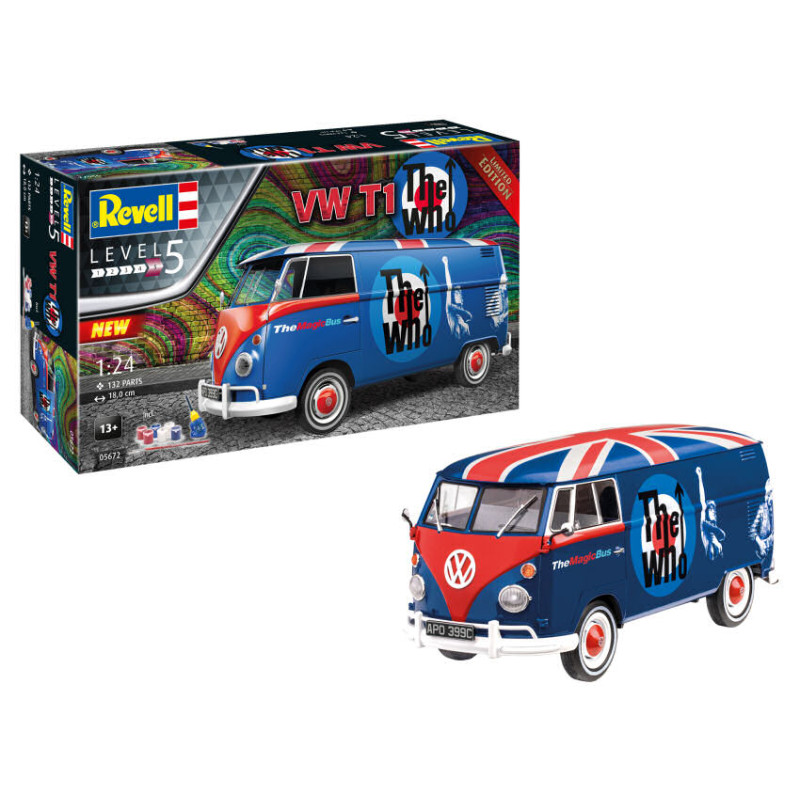 1:24 Revell VW T1 THE WHO Gift SET KIT