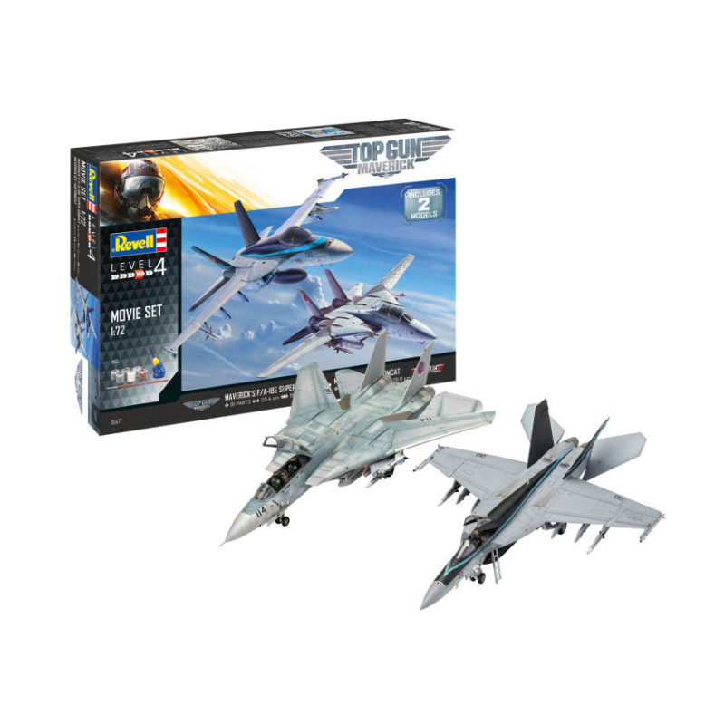 1:72 Revell Gift SET TOP GUN Movie KIT