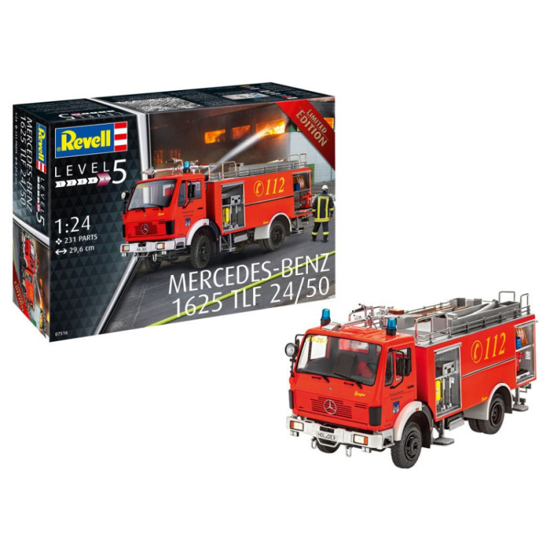 1:24 Revell Fire Engine Mercedes 1625 TLF 24/50 KIT