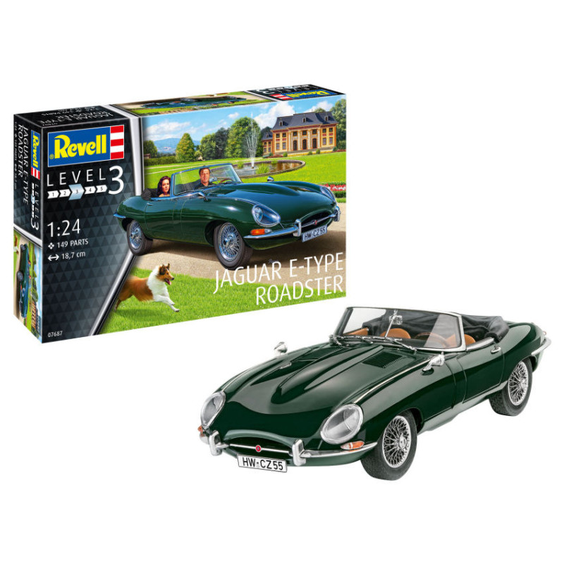 1:24 Revell Jaguar E type Roadster KIT