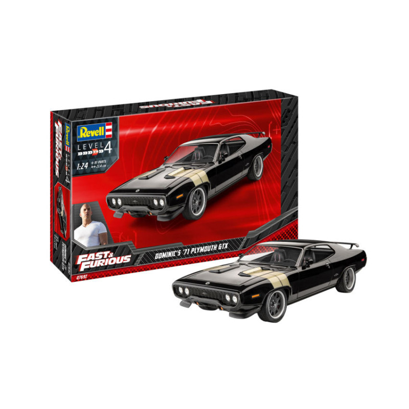 1:24 Revell Fast & Furious   Dominic's 1971 Plymouth GTX   KIT