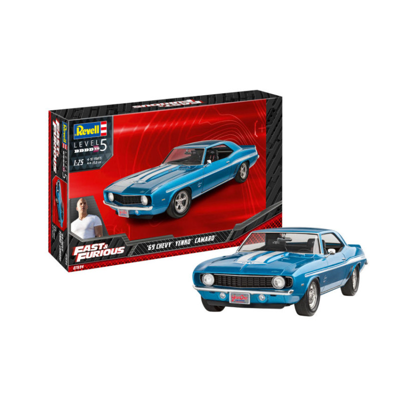 1:25 Revell Fast & Furious   1969 Chevy Yenko Camaro  KIT