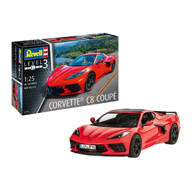 1:25 Revell Corvette C8 Coupe' KIT