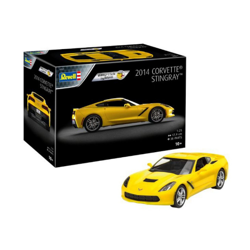 1:24 Revell Corvette Stingray 2014 Easy click System KIT