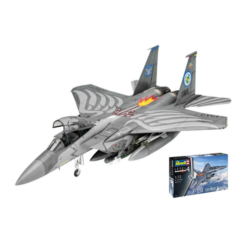 1:72 Revell F 15E Strike Eagle Model SET KIT