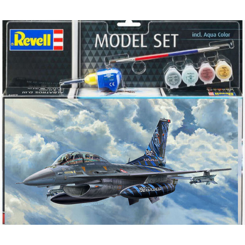 1:72 Revell F 16D Fighting Falcon Model SET KIT