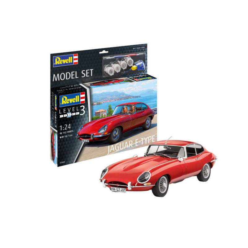 1:24 Revell Jaguar E type Model SET KIT