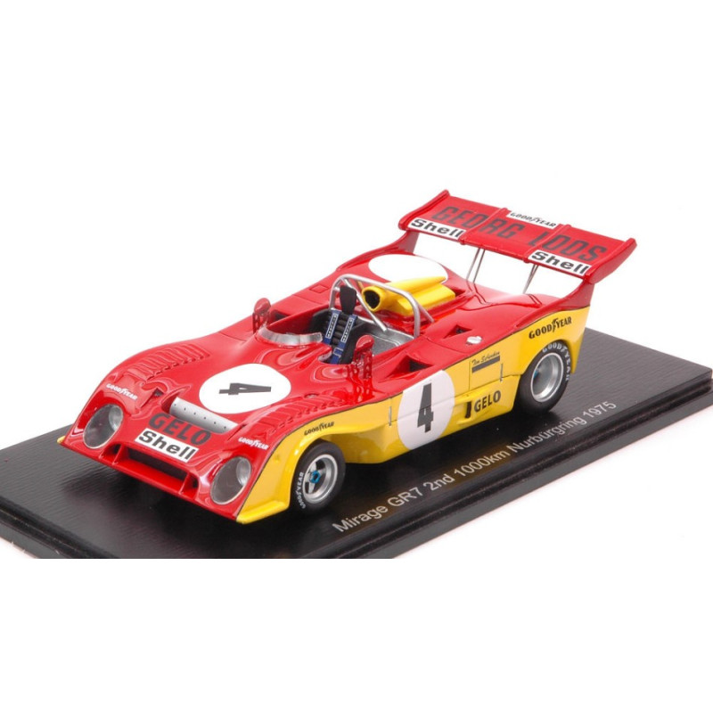 1:43 Spark Mirage GR7 N4 2nd 1000 KM Nurburgring 1975 H.ganley t.schenken