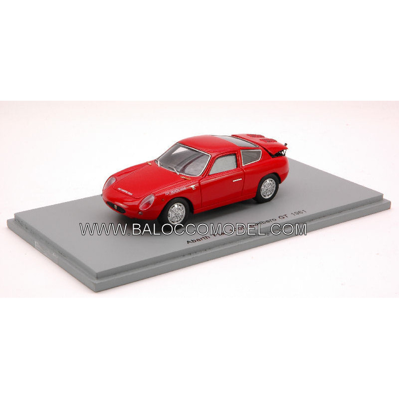 1:43 Spark Abarth 1000 Bialbero GT  61 Rosso