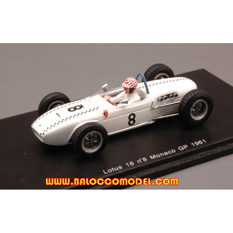 1:43 Spark Lotus M.may 1961 N8 Monaco GP