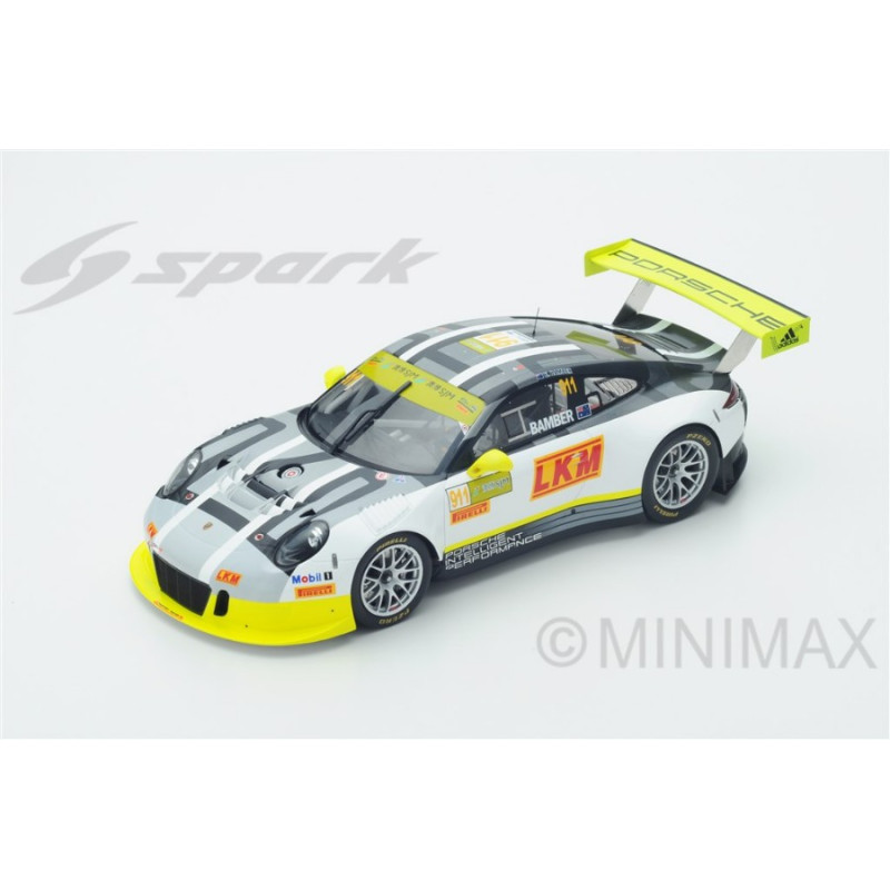 1:18 Spark Porsche 911 GT3 R N911 4th Macau GT World CUP 2016 E.bamber