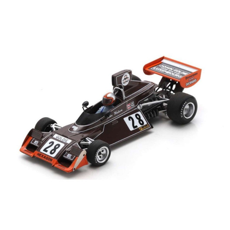 1:43 Spark Brabham BT42 N28 Dutch GP 1974 John Watson