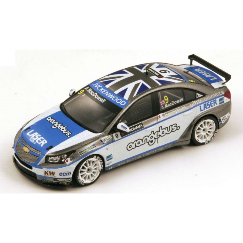 1:43 Spark Chevrolet Cruze 1.6T N9 Wtcc 2013 A.mac Dowall