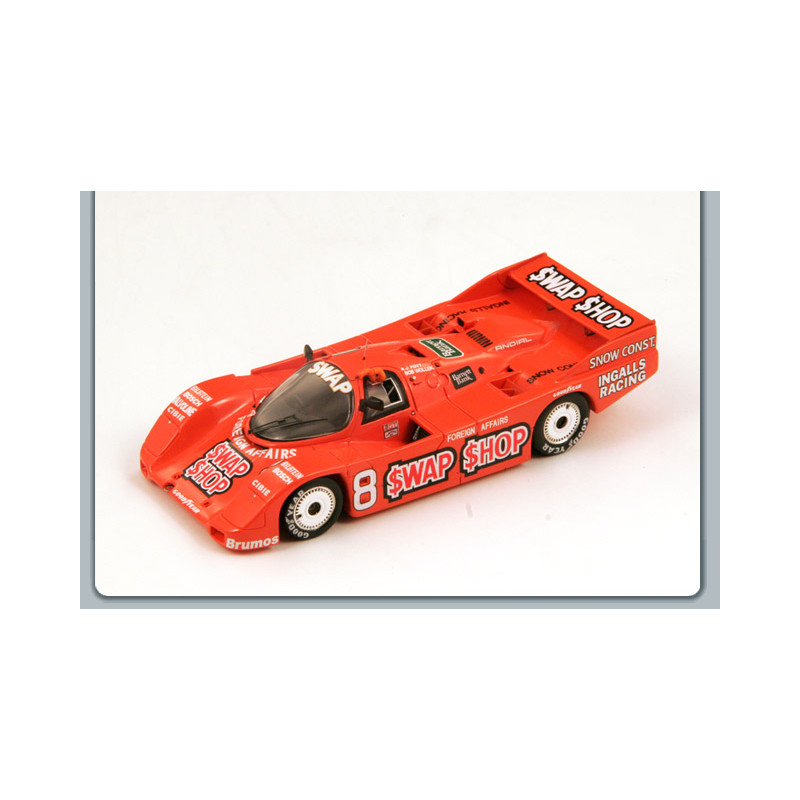 1:43 Spark Porsche 962 N8 Winner Sebring 12 Hours 1985 Wollek foyt