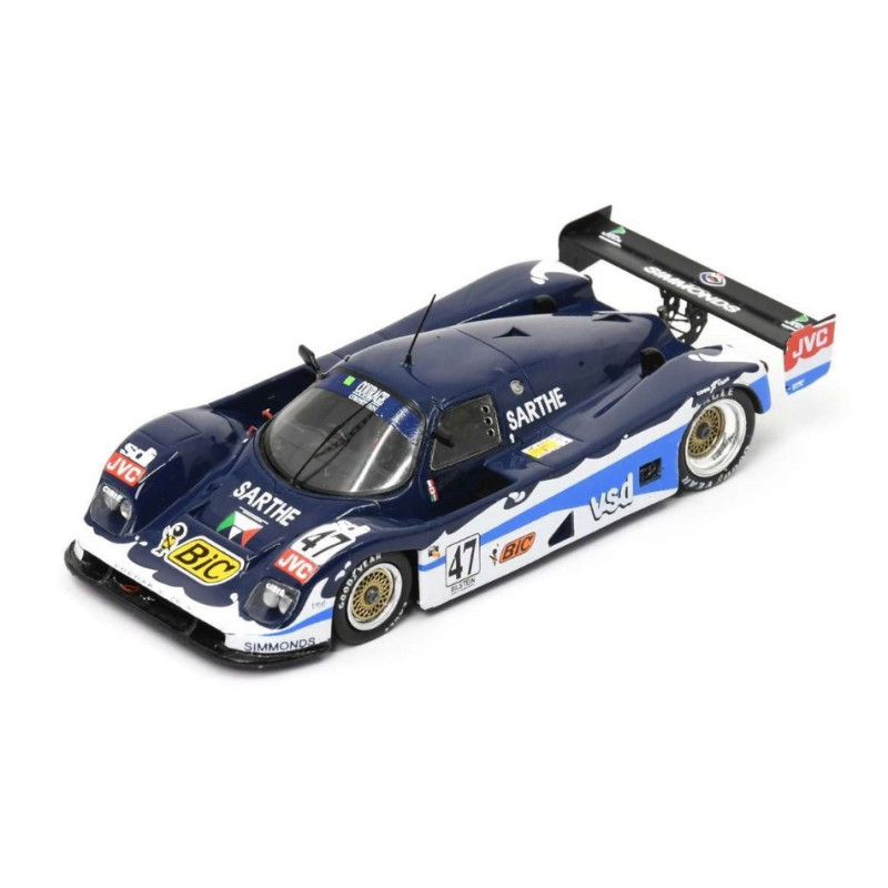 1:43 Spark Cougar C 26 S N47 24H LE Mans 1991 Bourdonnais trolle brand