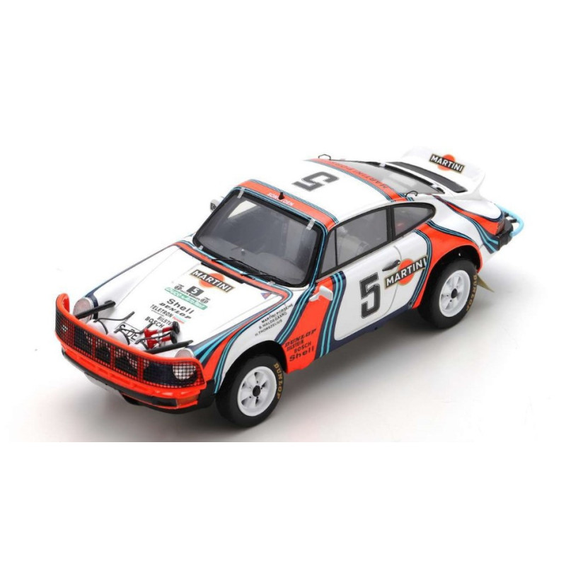 1:43 Spark Porsche 911 SC 3.0 N5 4th Safari Rally 1978 B.waldegard h.thorszelius